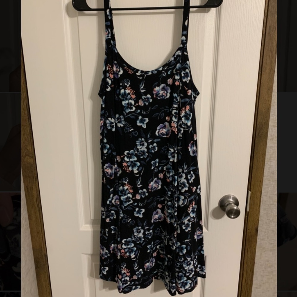 Floral Spaghetti Strap Dress